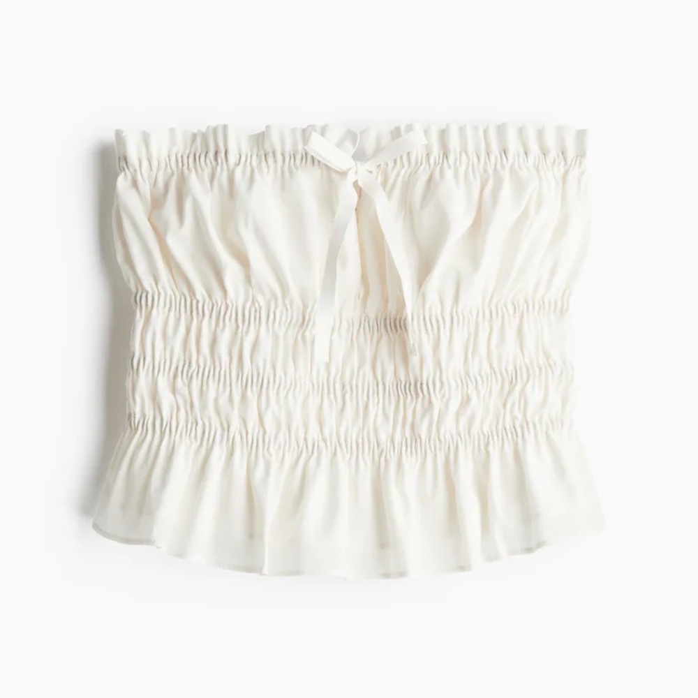 Womens Smoked Bandeau Top